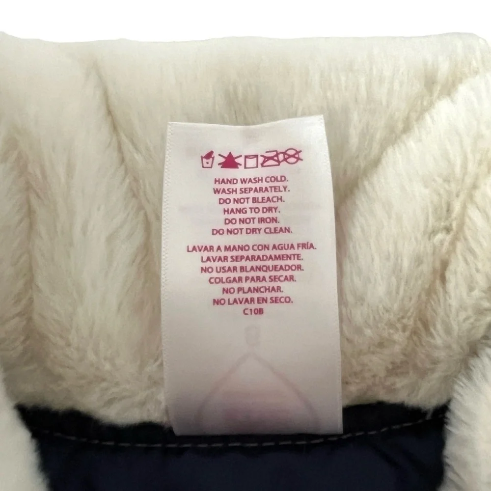 NWT Faux Fur Girls Bomber Jacket 365 Kids from Garanimals Size 6